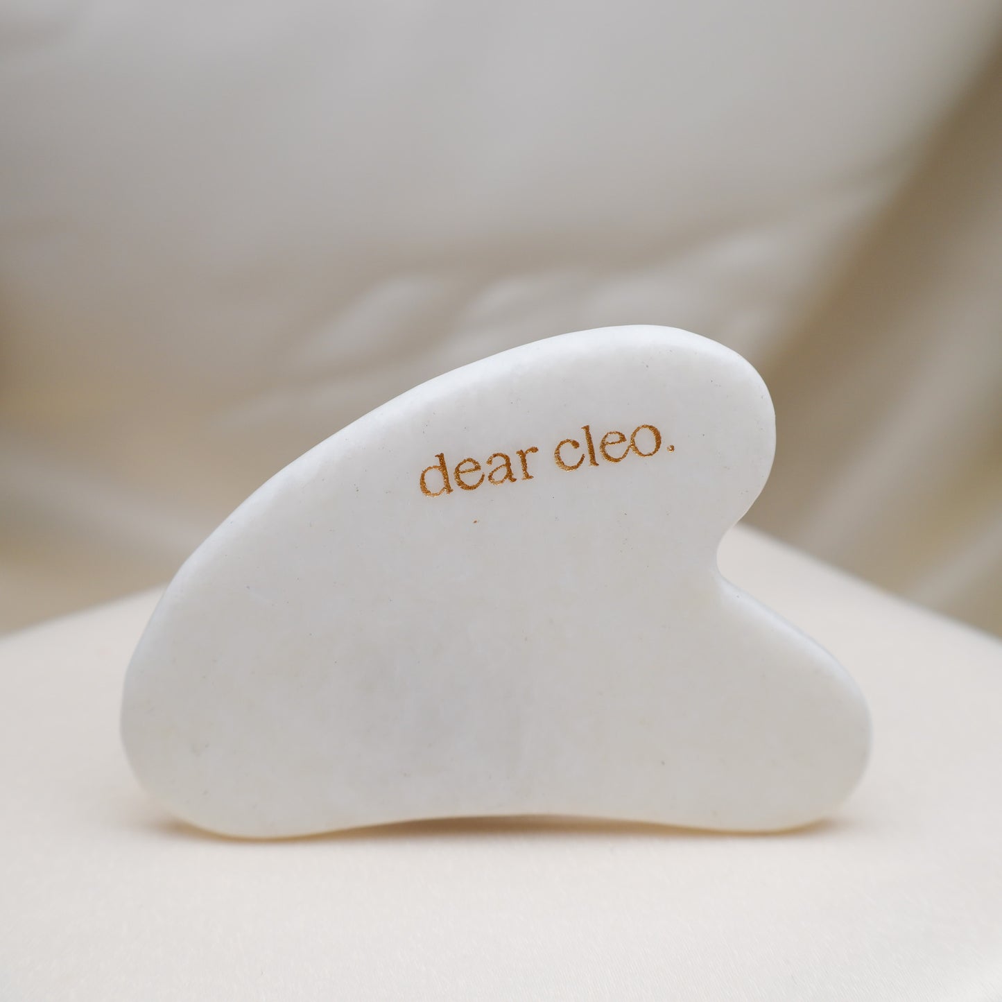 Natural White Jade Crystal Gua Sha