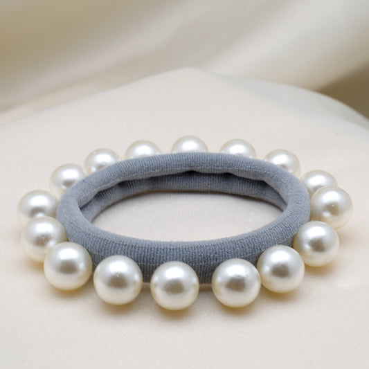 Storm Blue Pearl Hair Tie