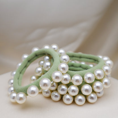 Eucalyptus Pearl Hair Tie