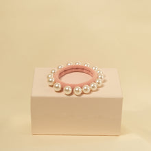 Load image into Gallery viewer, Pink Pearl Hair Tie
