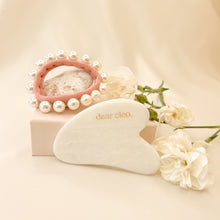Load image into Gallery viewer, Radiance Pack - Pearl Hair Tie &amp; Gua Sha
